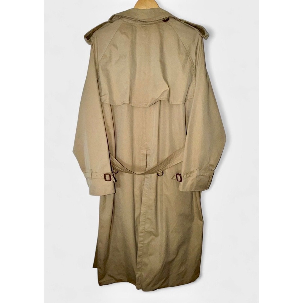 Burberry London Trench Coat Made in England 52 Long - Picture 3 of 12